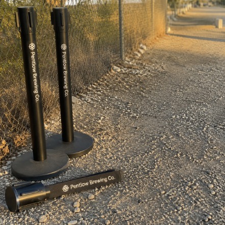 Custom retractable belt barriers for small business